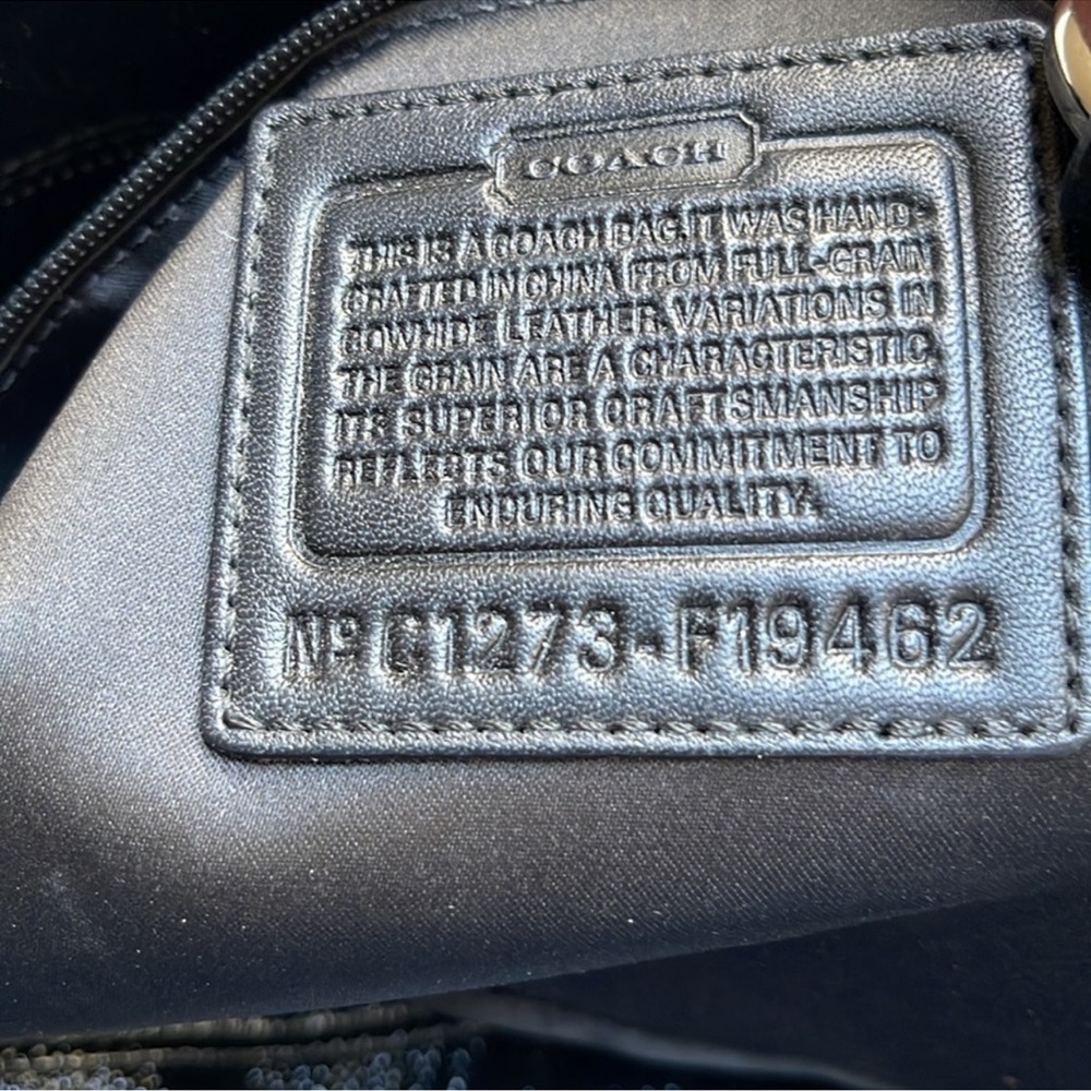 Coach Black patent  Leather Tote Bag - Picture 10 of 11